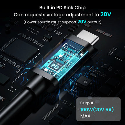 STARGEAR Mini 100W USB-C to DC Power Cable for Starlink Mini 2m / 5m
