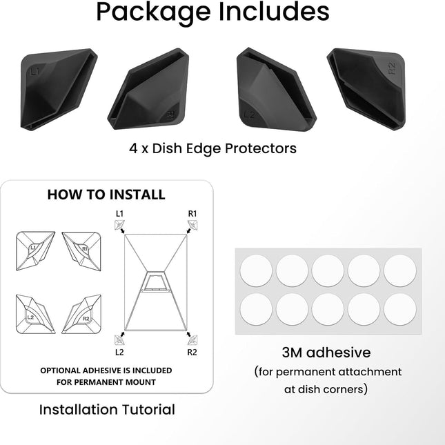 STARGEAR Gen3 Starlink Dish Edge Protectors
