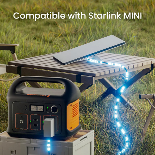 STARGEAR Mini DC Power Cable Starlink Mini Weatherproof Outdoor Gray 2m / 5m / 10m